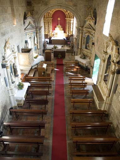 Interior da Igreja do Salvador de Unhão