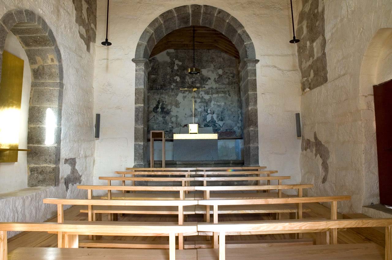 Interior da Igreja de São Mamede de Vila Verde
