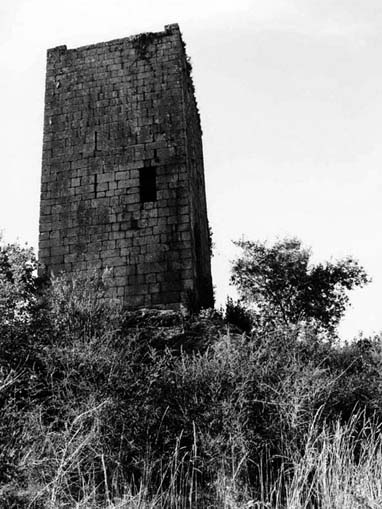 Fachada da Torre de Vilar no passado