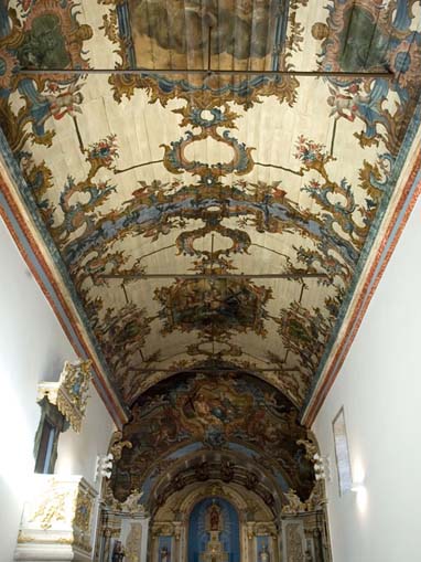 Perpetiva das pinturas da nave da Igreja do Salvador de Aveleda