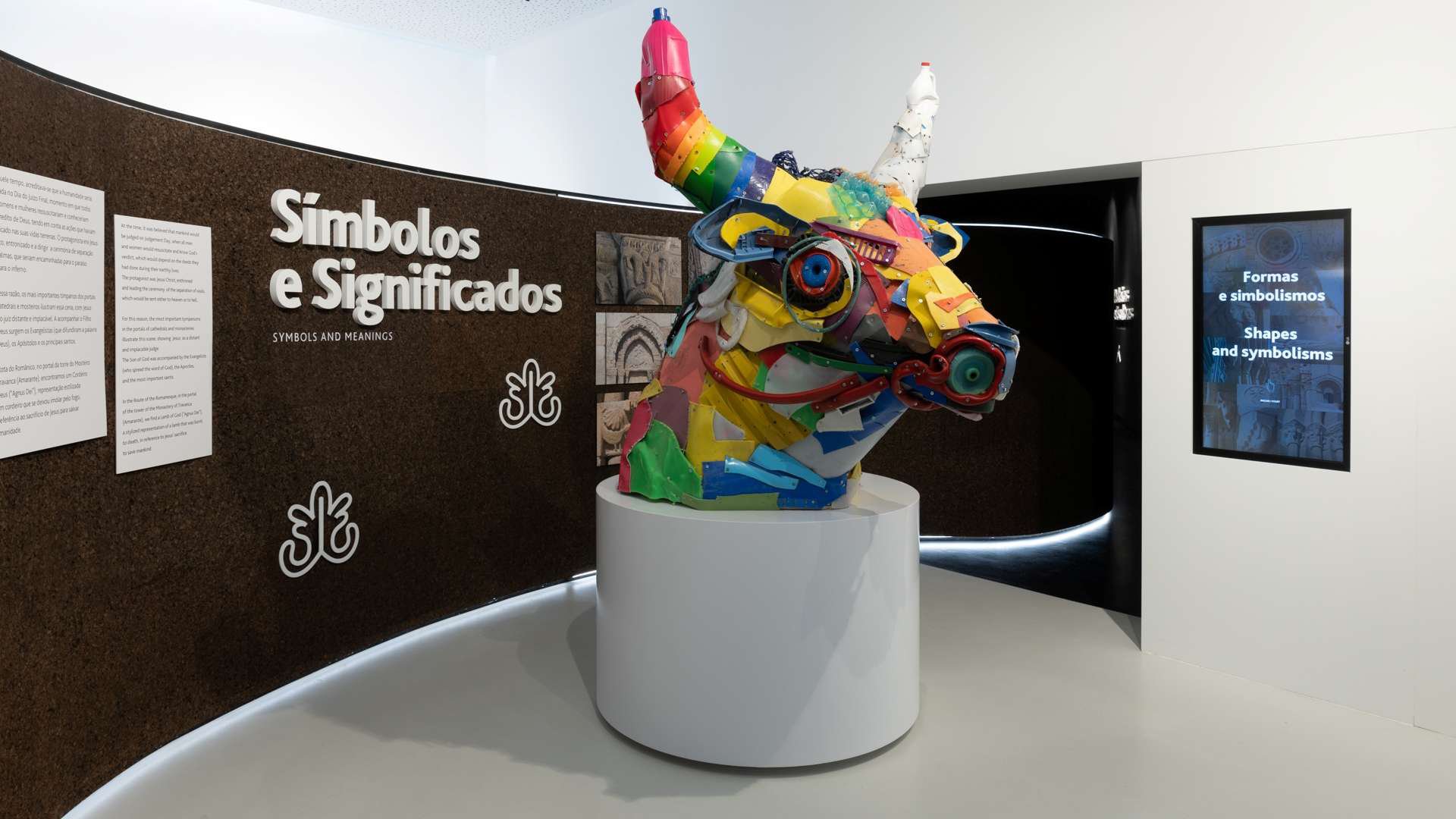 Creación de Bordalo II en el Centro de Interpretación de la Escultura Románica